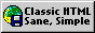 sane simple html
